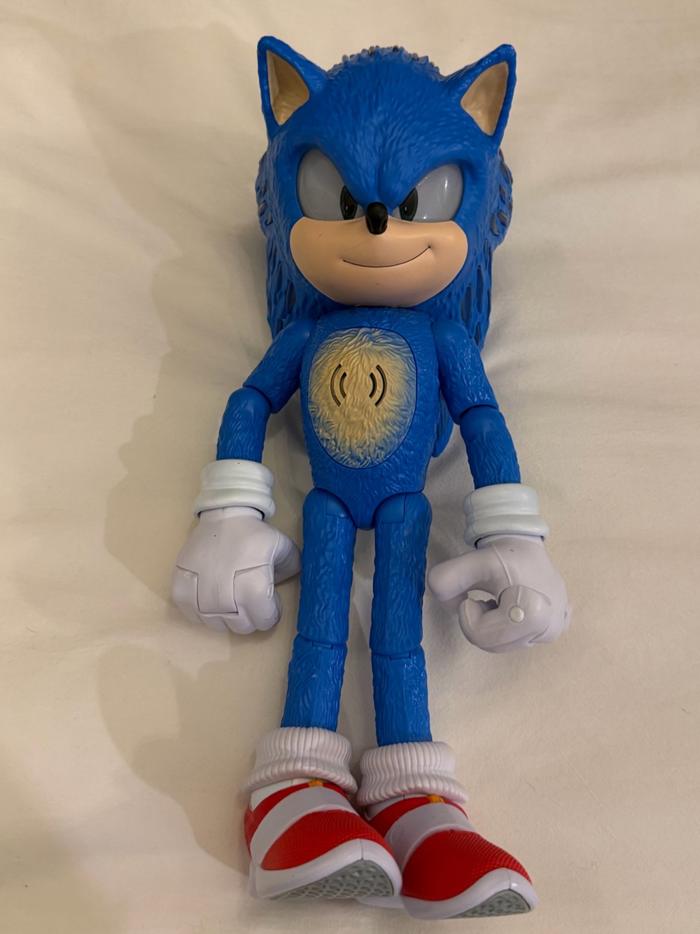 Sonic Hedgehog Ultimate Talking Sonic Figure 30 Phrases Lights Sound